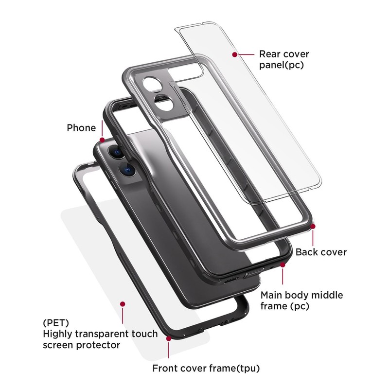 Miimall for Moto G Play 4G 2024 Case Waterproof, IP68