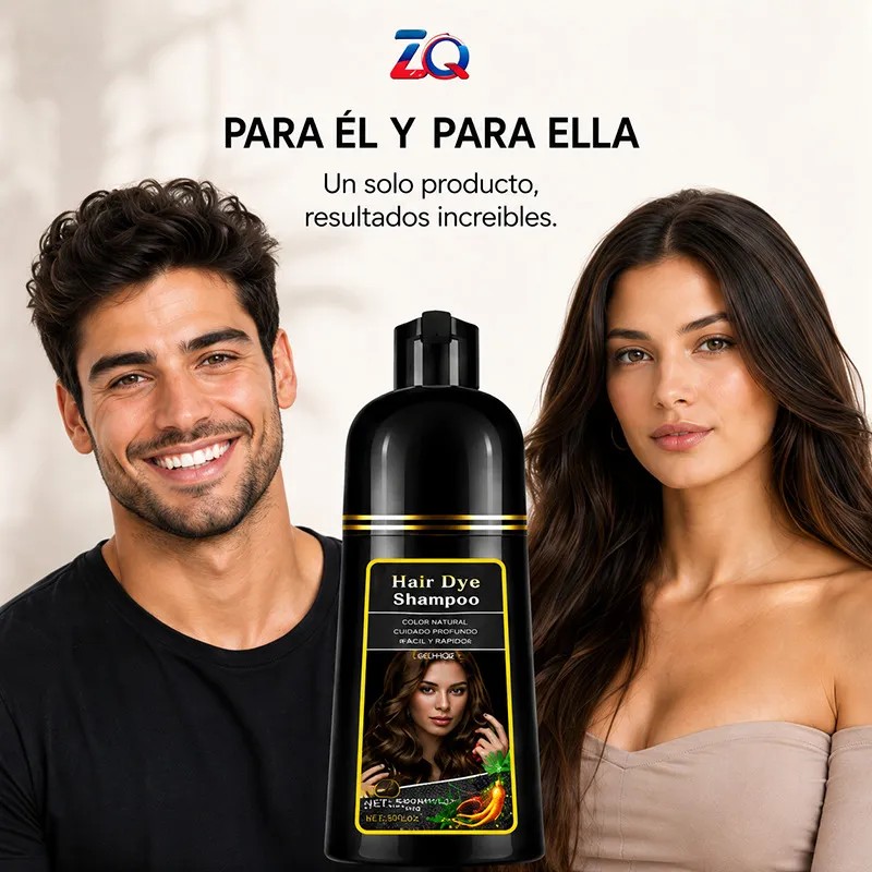 Shampoo Tinte Instantáneo Castaño Cubre Canas 100ml
