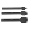3Pcs Leather Craft Kits, DIYLacing Stitching Chisel Set with Circular