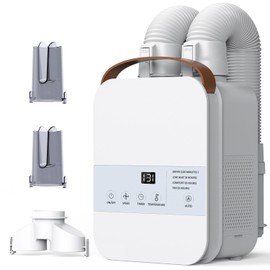 MORFY Portable Blanket Warmer, Comfortable Warm Air for Beds, Sweat Drying, Coping with Climate Changes, All Seasons, with Shoe Dryer Attachment, Dual Nozzle, 3 speed, 7 temperature, LCD Touch