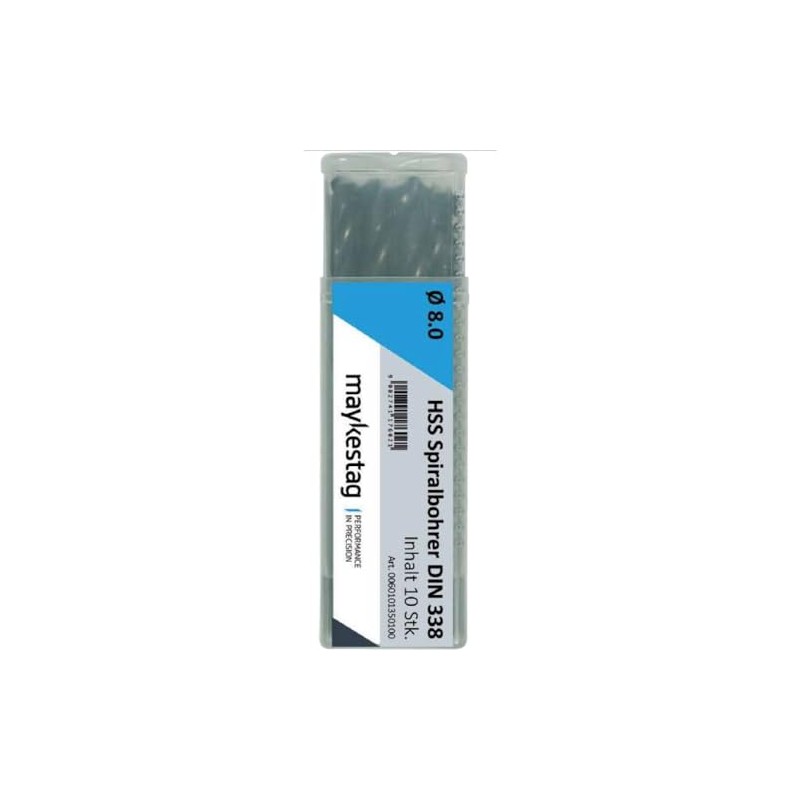 Alpen 0060100215100 HSS Spiralbohrer 2.15mm Gesamtlaenge 53mm DIN 338 10St.