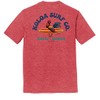 Koloa Surf Company Men's Cocky Surfer Logo Tri-Blend Comfort T-Shirts-2XL-RedFrost/c