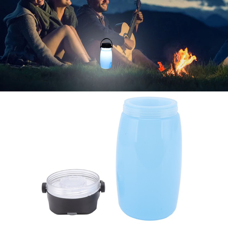 Solar Charging Water Bottle Luminous Water Cup Teacup Outdoor Camping