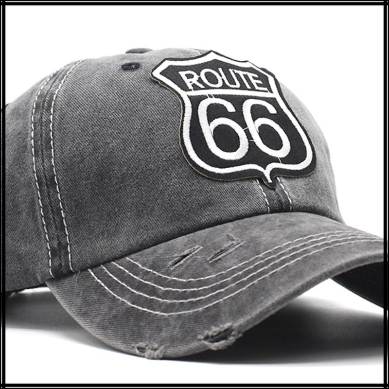 White Fang CZ187 Hat Cap Route 66 Cool, Simple, Outdoor,