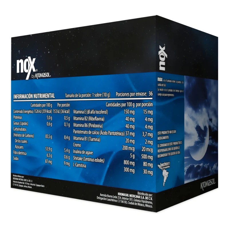 Kromasol Nox Suplemento Alimenticio EN POLVO - Cappuccino - Caja