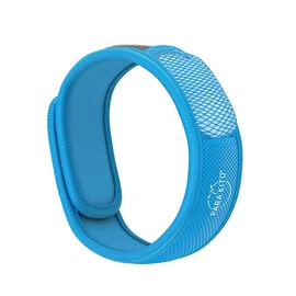 PARAKITO Mosquito Band Adult - No DEET, No Alcohol, w/Natural Essential Oils for Travel & Camping, Waterproof. 30 Days Protection, 2 Pellets per Pack, Lasts Up to 15 Days Once Opened (Blue)