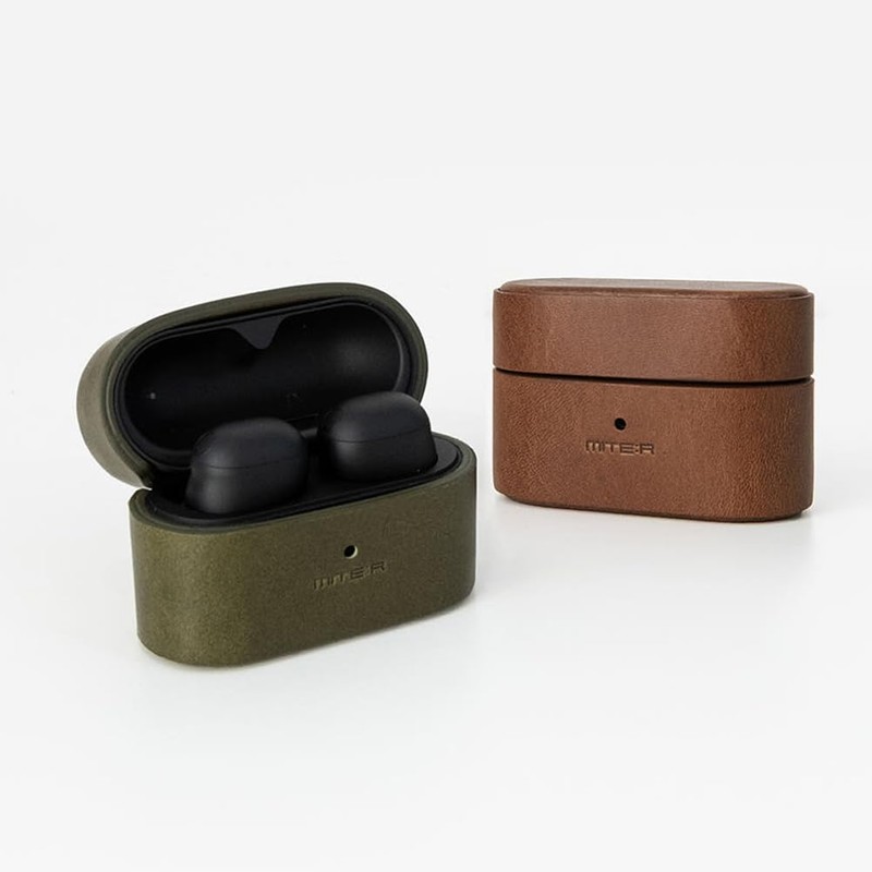 MITER Handcraft Mudravelli Leather Case for Sony WF-1000XM6, Made in