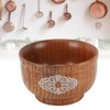 Bowl Sour Jujuba Wood Handmade Anti Scald Classic Rice Bowl