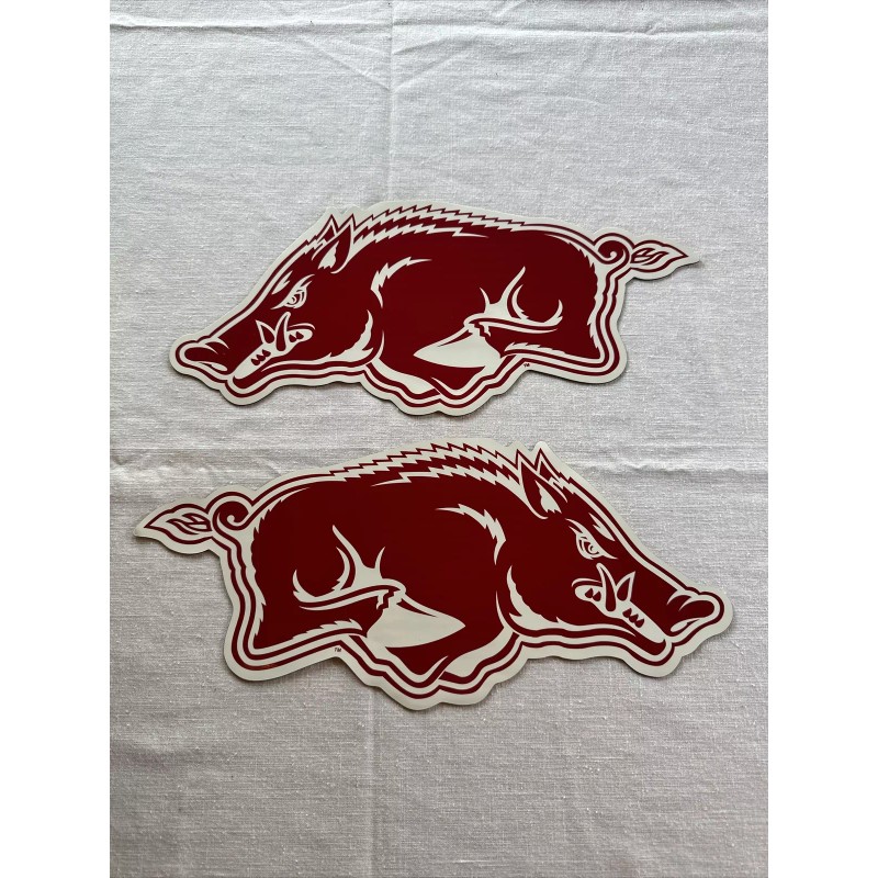 Arkansas Razorback Car Magnet Set Of 2 Right And Left