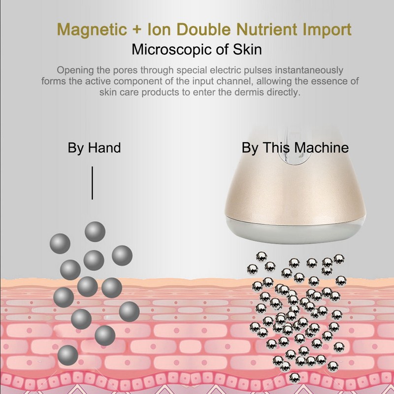 Face Beauty Machine Magnetic + Ion Therapy Skin Rejuvenation Essence