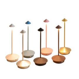 susongshiwen Type-C Rechargeable Table Lamp Creative Dining Touch Led Hotel Bar Coffee Pina Table Lamp Decorative Desk Lamp(Whole Kit add nozzle2)