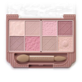 CANMAKE Petit Palette Eyes (Matte Type) M02 Romantic Fog, 0.07 oz (2 g) Eyeshadow, Multi-color Eyeshadow, Glitter, Pearl, Blue-Pink