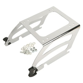 TCT-MT Solo Tour Pack Pak Luggage Rack Mount Fit for Harley Softail Heritage Deluxe Fat Boy Night Train 2006-2017 FLST FLSTC FLSTN FLSTSC Chrome 2016 2015 2014 2013