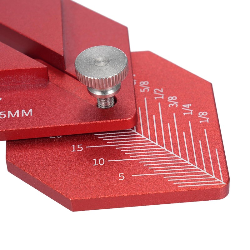 LANRU Woodworking Measuring Ruler Trim Carpentry Tools Finishing Work Multi-Tool