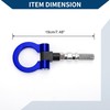 Hihaha Tow Hook/Universal Car Front Bumper Towing Hook/Durable Metal Rotary