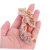 Healeved 2pcs Butterfly Hair Clips - Rhinestone Hair Claw Clips