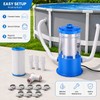 1000 GPH Pool Filter Pump for Above-Ground Pools – Cartridge