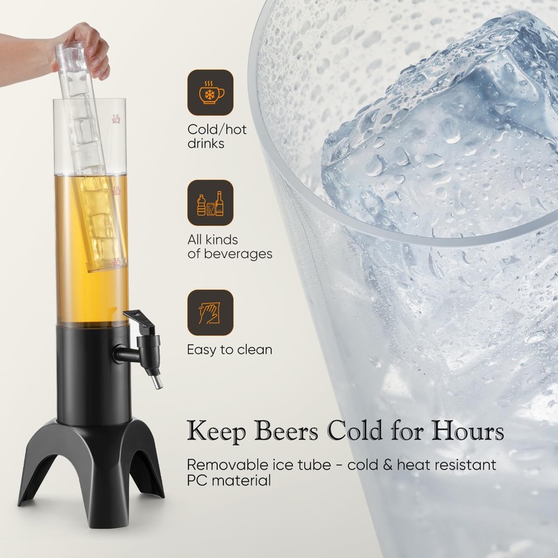 KK KMKGOKO 2Pack Mimosa Tower 1.5-Liter, 50 fl oz Mimosa