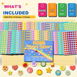6600PCS Small Reward Stickers for Kids, Reward and Chore Chart Stickers