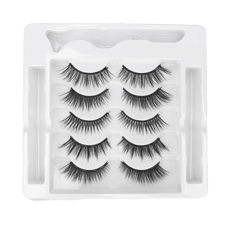 5 Pairs Magnetic Eyeliner Eyelash Kit Easy to Apply Natural
