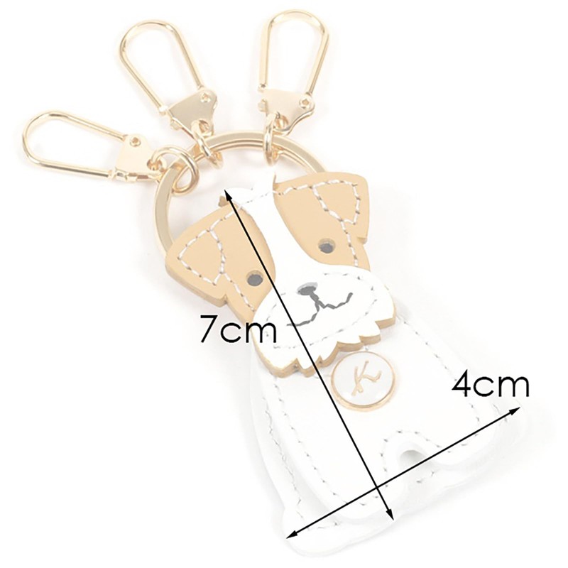 Kitamura NH0865 Women's Jack Russell Terrier Key Chain, Stand and
