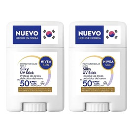 2pack Nivea Sun Stick Barra Fps50 Acabado Invisible 15g Cu