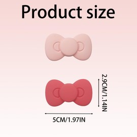 6 PACK Pink Bow Hair Clips for Girls,Cute Bows Hair Barrettes Hairpin Alligator Clips Kawaii Hair Accessories for Women Girls