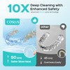 Sonic Retainer Cleaner Machine, Rechargeable Compact Portable Design