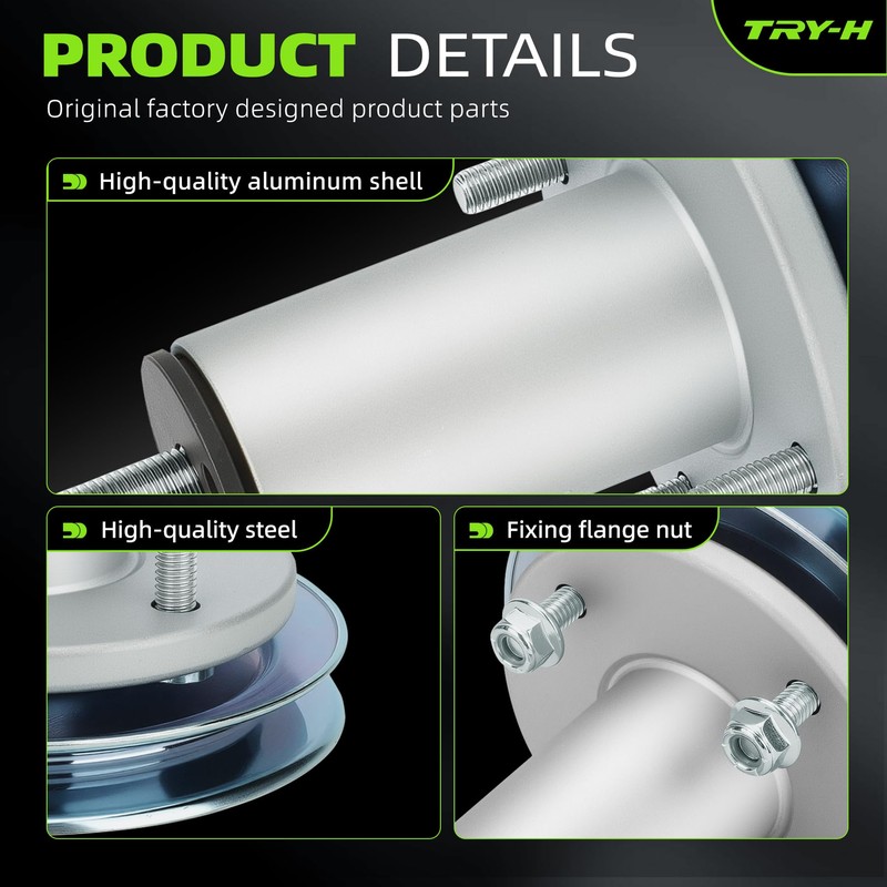 Try-H 51528000 Mower Deck Spindle for Ariens Edge Ikon-X, Ikon-XL,