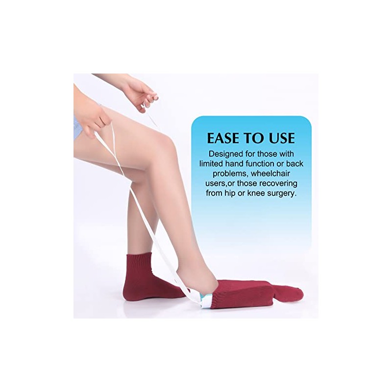 CAidRE Sock Aid - Sock Aid Device for Seniors, Disabled,