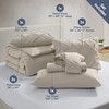 Nestl King Size Comforter Set 7 Pieces - Pinch Pleated
