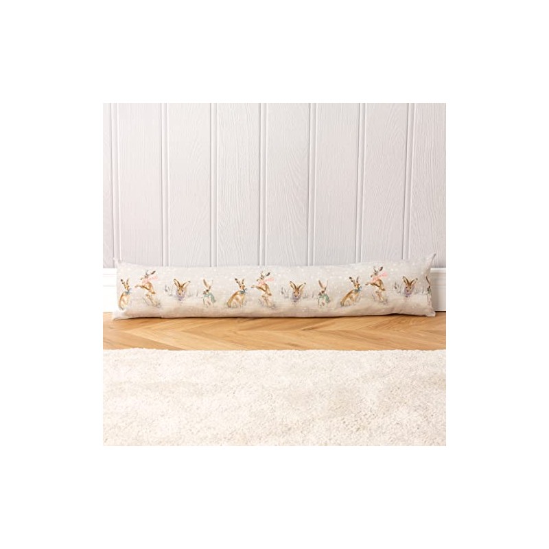 Evans Lichfield Snowy Hares Draught Excluder Cover