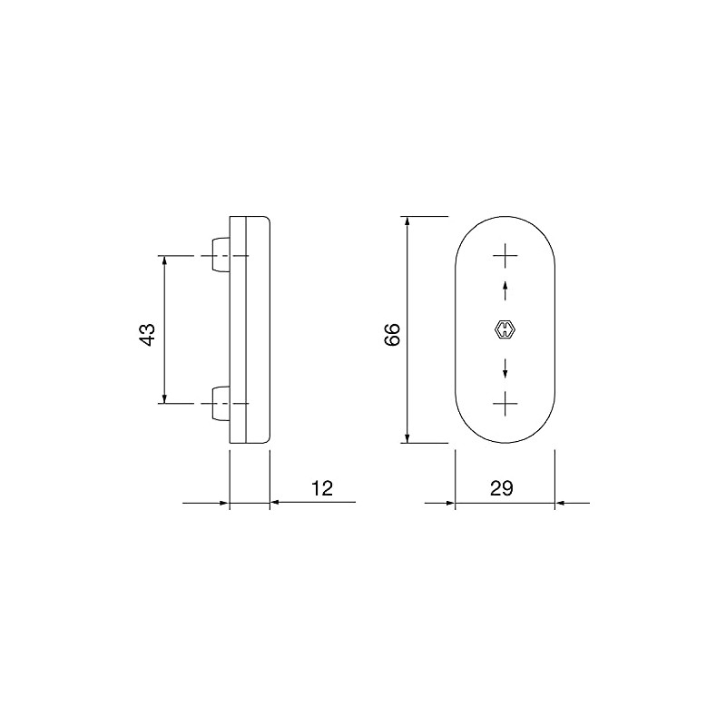HOPPE 811601 Aluminium Stainless Steel Effect Window Handle Hole Concealed