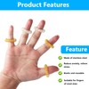 Pack of 20 Finger Massage Rings (20 Rings), Acupressure Ring