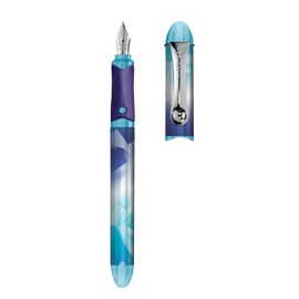 Maped Arctic - Penna stilografica in acciaio con punta Iridium e penna stilografica ricaricabile