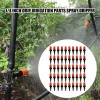 50 Boquillas Atomizadoras Ajustables Para Riego Goteo 1/4