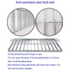 MOSINSBO Galvanized Steel Drain Grate 20x8 in for NDS 8"