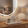 Queenza White Marble Decorative Tray with Gold Handles (12 x