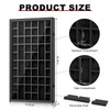 Shot Glass Display Case, 52 Slots Lockable Wall Mounted Shadow