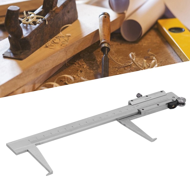 Vernier Caliper Inner Diameter Gauge Carbon Steel Industrial Adjustment Measuring