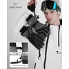 Ski Gloves for Men Women - Winter Snow Gloves Windproof