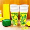 10 Made in America 16-32oz Reusable Lemonade Souvenir Cups with