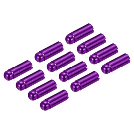 PATIKIL Dart Flight Protectors, 12 Pack Aluminum Alloy Dart Wing Savers Fixed 90 Degrees Professional Competition Dart Accessories, Purple