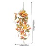 Operitacx Simulated Berry Maple Leaf Wall Hanging Bougainvillea Artificial Fall