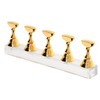 WOONEKY 5pcs Plastic Nail Display Stand for Manicure Set Professional