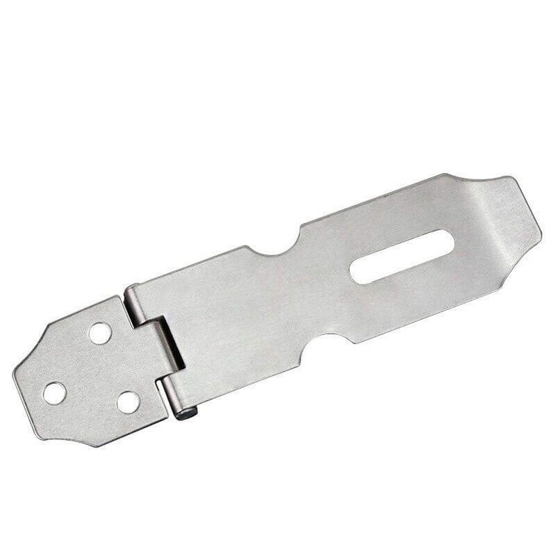 TOP-VIGOR 3Pcs Door Padlock Hasp, 5 inch Stainless Steel Heavy