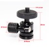 Koolehaoda Mini Head Micro Ball Head with 1/4" Screw Small