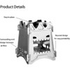 Flatpack Stainless Steel Wood Stove- Lightweight, Durable, Multi-Fuel, Portable &