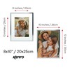 Kenro Fusion Series Graphite Metal Photo Frame 10x12 Inch /