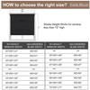 Cordless Blackout Roller Shades for Indoor Windows with Light Blocking